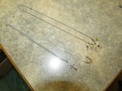 Vintage Necklace Lot Of 3 Chains Gold /Silver Tone 19” 23” 24″