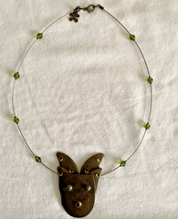 Artisan FIFI LA FERRAILLE Paris Wire necklace OOAK