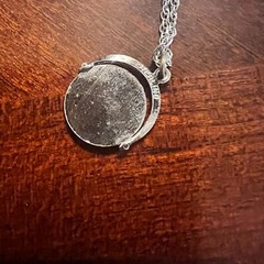Vintage Sterling Silver Vail Ski Resort Necklace With Enamel Logo Pendant 1980s