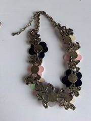 BaubleBar Statement Bib Collar Wildflower Necklace Sequins Jcrew Style H4
