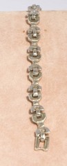 Vintage set of 2 stunning – 1920-1930’s Art Deco paste Open bow tennis bracelet