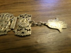 Vintage Women’s Souvenir Bracelet Morocco Hamsa Hand Elephant Link Bracelet