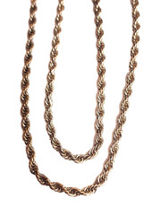 Vintage Revlon Rope Twisted Chain Necklace 18″ Silver Tone Costume 4mm Wide GUC