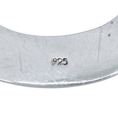 Vintage Sterling Silver 925 Oval Slide Pendant