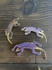 Vintage Laurel Burch Jewelry Lot Earrings Brooch Pin Pendant 1990s 1980s
