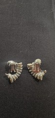 Bogoff Clip On Rhinestone Earrings