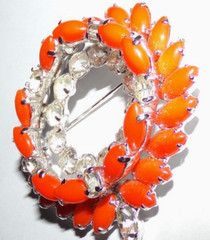 KRAMER of NEW YORK signed pin with JAW DROPPING STONES—-SALE!!