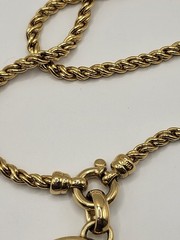 AGATHA PARIS 1974 Heavy Couture Scottie Terrier Dog Pendant Convertible Necklace