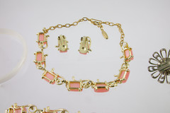 Lot of 12 Moonglow Thermoset Jewelry Necklace Bracelet Brooch Hair Scarf Slide