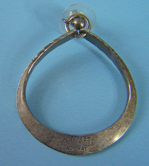 AGE Anna Greta Eker 925 Sterling Silver Vintage Norway Modernist Dangle Earrings