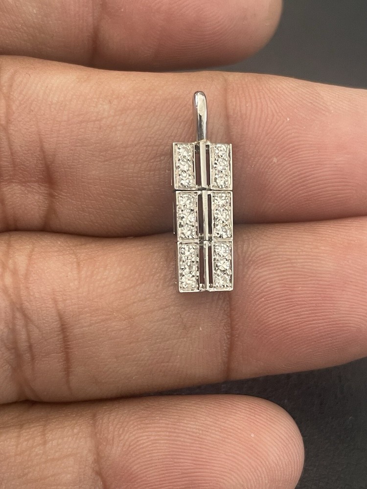 Platinum 0.24CTW Diamond Pendant (PB345)