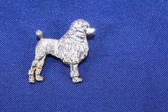 Poodle Pin Gold-tone Alloy 1 1/4″ x 1 1/4″ Vintage