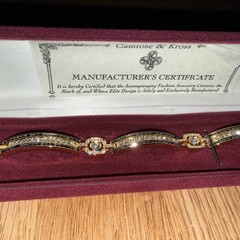 Camrose & Kross Jaqueline Kennedy Crystal Baguette Bracelet