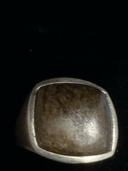 Vintage Signed Barse 925 Sterling silver Ring With Brow Stone Size 7