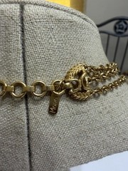 Vintage Monet Gold Tone Layered Varied Length 16”+ Necklace