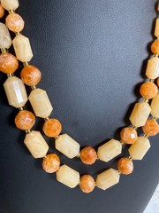 Vintage, 20″ Stone Necklace, “Western Germany”. Excellent Condition.