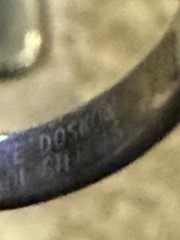 Early Leanore Doskow Ring of Abstract Shapes size 5.75