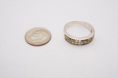 Vintage Sterling Silver 925 Marcasite Ring Size 7.75 G2