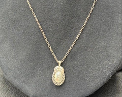 Georg Jensen 1992 Heritage Collection Year Pendant Necklace Silver 925 Vintage