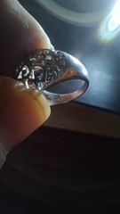 Vintage 925 Sterling Silver Ring, Size 8..no stones