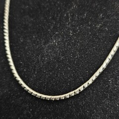 925 Silver Y2K ERA Snakechain Style Necklace 18 Inches, 18 Grams 925 Silver