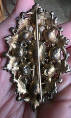 Deco Era Pink High End Glamorous Brooch