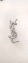 SAINT LAURENT YSL OPYUM Twisted Brooch Pre-owned