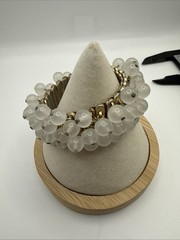 Vintage Japan Cha Cha Glass Bead Expansion Bracelet