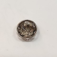 NWT Vintage Jezlaine Sterling Silver Filigree Button Stud Earrings