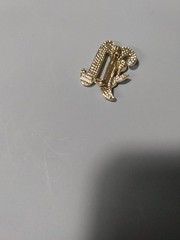 Rhinestone Letter N 2 1/4 In Tall Elegant Statement Piece