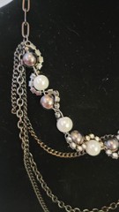Vtg Lot 10 Costume Fashion Jewelry Quartz Faux Pearl Earrings Necklaces Estate