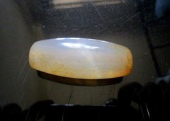 Elongated Bead Agate Antique 50 * 20 mm, 34.11 Gms