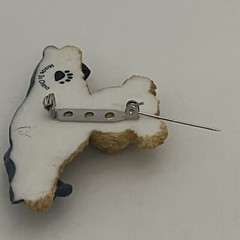 3 Vintage Resin Bear Pins Boyd’s Bears Mom Lifesaver Adventure Thanksgiving