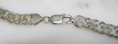 Sterling Silver Curb Link Chain / Necklace ~ 24″ ~ 57.3grams ~ 1-E126