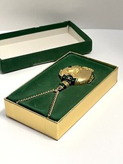Vintage 1970s Revlon MOON DROPS Rajah’s Elephant Solid Perfume Compact Locket
