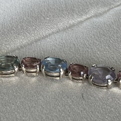 Multicolor Faceted Gemstone Bracelet