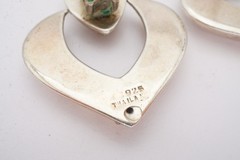 Vintage Sterling Silver 925 Clip On Earrings