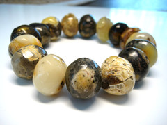 Genuine Huge Massive Amber Baltic Amber Bracelet 57 grams 8-8.5 in !!!
