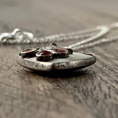 Sweetheart Jewelry Cherry Silver Vintage Necklace Not specified Used
