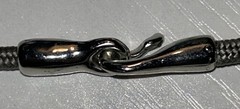DANON Israel Designer Signed Brushed Silver Pendant Necklace Modernist 36” 90s
