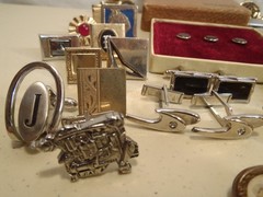 Tie Clip Bar Tack Cuff Link Money Clip Lot Hickok Anson Swank Pairs Singles