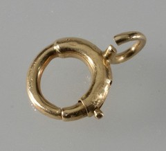 ANTIQUE VICTORIAN 10K YELLOW GOLD BOLT CLASP 0396
