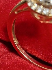 Vintage .65 ct. t.w. Diamond Cluster Ring in 14kt Yellow Gold. Size 7
