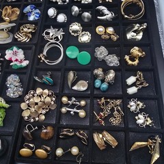 110 Clip On Earring Lot Reseller Lot Bulk Lot Costume Jewelry