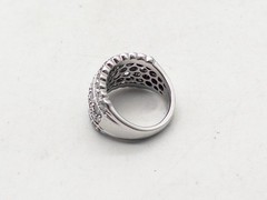Designer $10,000 3ct VS G Natural Diamond 15mm Platinum Band Ring 15g
