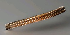 Heavy Vintage Estate 14K Solid Gold Braided Rope Bangle Bracelet 30g