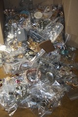 19 Lb. Lot Vintage to Modern Costume Jewelry Unsigned Signed Trifari Monet Avon+