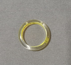 Vintage Hand Painted Lucite Resin Acrylic Ring – Size 7.5 – One of A Kind