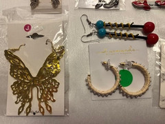 Lot #13: 14 PAIRS OF UNIQUE EARRINGS: LOTS OF VARIETY TO ADD TO YOUR COLLECTION
