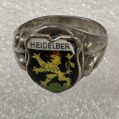 Heidelberg Germany 835 Silver Ring US Size 6 Worn GnuFashion